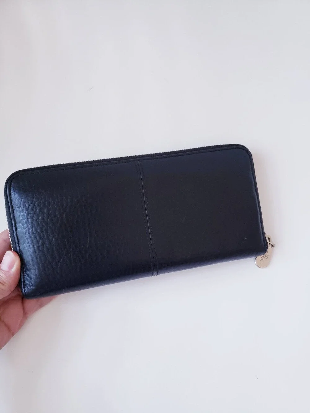 Vintage Cole Haan Black Pebble Leather Wallet